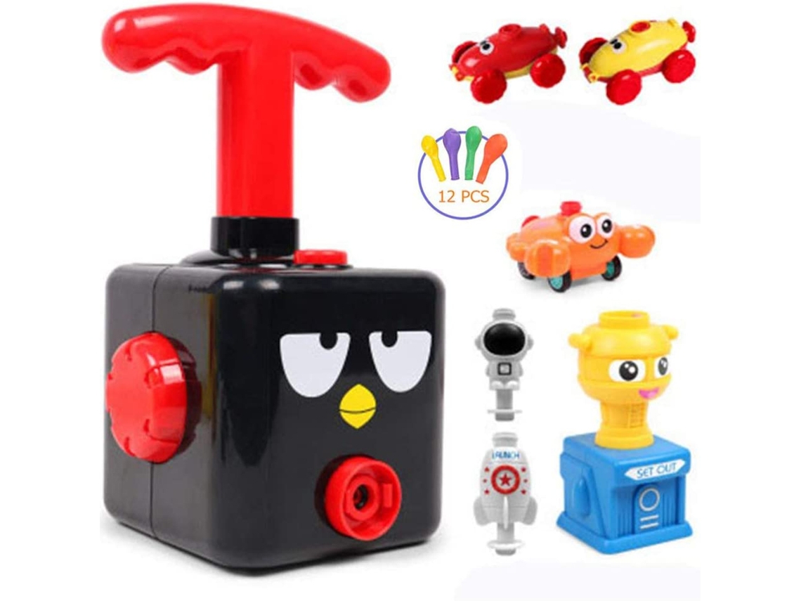 Bj-carro De Balões Infantil Com Potência Inercial Diy Para Experimentos Científicos Brinquedo Inteligente Para Crianças Cor Aleatória