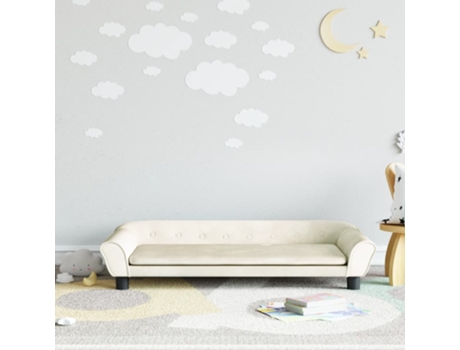 Sofá Para Niños VIDAXL Crema (100x50x26 cm)