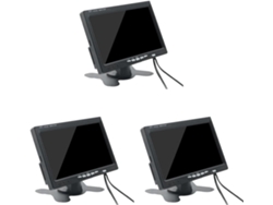 3 Mini Monitores De Tv Hd De 7 Pulgadas Con Pantallas Lcd De 800x480, Portátiles Para Coche.