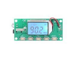Placa Transmisora Fm Dsp Pll, Módulo De Modulación Estéreo Digital De 87-108 Mhz, Dc3v-5v Con Pantalla Lcd