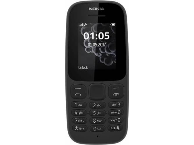 Teléfono móvil NOKIA 105 (1.8'' - 2G - negro)