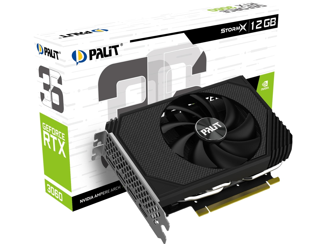 Tarjeta Gráfica PALIT GeForce RTX 3060 (NVIDIA - 12 GB GDDR6)