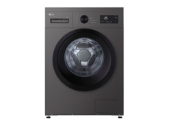 Lavadora LG F94N14SLS de carga frontal, 9 kg, 1360 rpm, color grafito