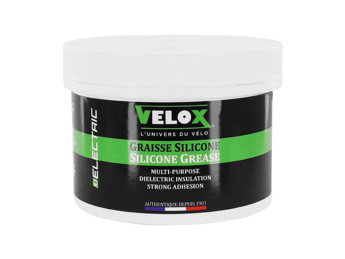 Grasa de silicona para bicicletas - aislante eléctrico en bote - insoluble en agua VELOX