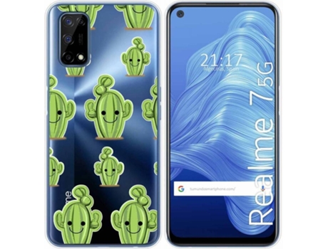 Carcasa Realme 7 5G TUMUNDOSMARTPHONE Cactus Multicolor