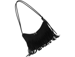 Elegante Bolso De Hombro Con Flecos Para Mujer, Hecho A Mano En Nailon, Estilo Casual, Para Llevar Debajo Del Brazo.