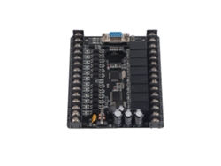 Placa de control PLC industrial con descarga y monitorización en línea.