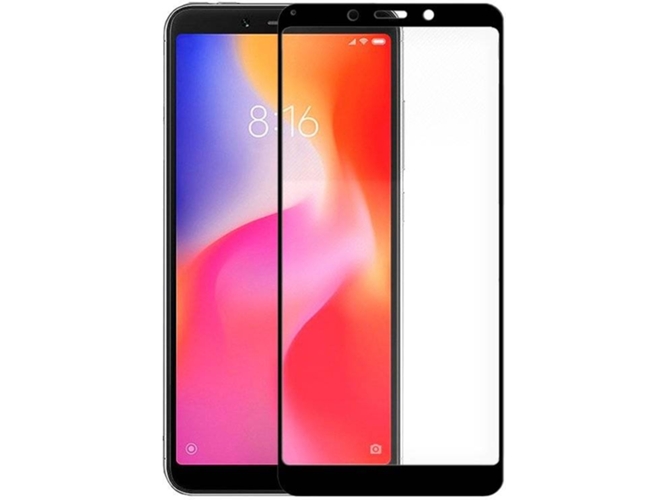 Protector de Cristal Templado Xiaomi Redmi 6, 6A Full 3D Negro