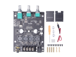2026velora-module Mini Amplificador de Potencia Estéreo 2.0 2x50w DC 9-24v Placa Amplificadora de Audio Ajuste Alto-Bajo