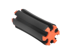 Soporte Portátil Para Palos De Golf Con 6 Posiciones Y 3 Ranuras Para Guardar Pelotas, De Plástico Negro.