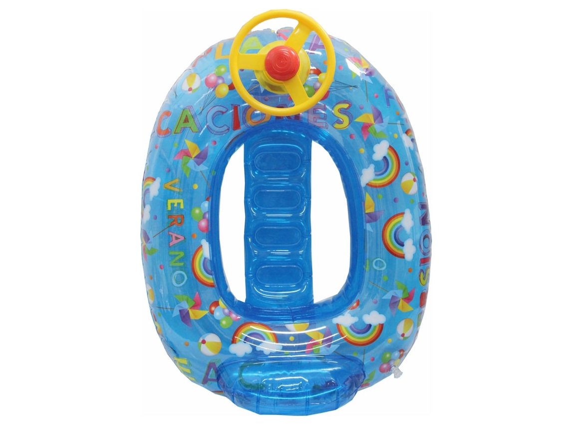 Coche inflable para niños con soporte para piernas azul Aremar Bestway