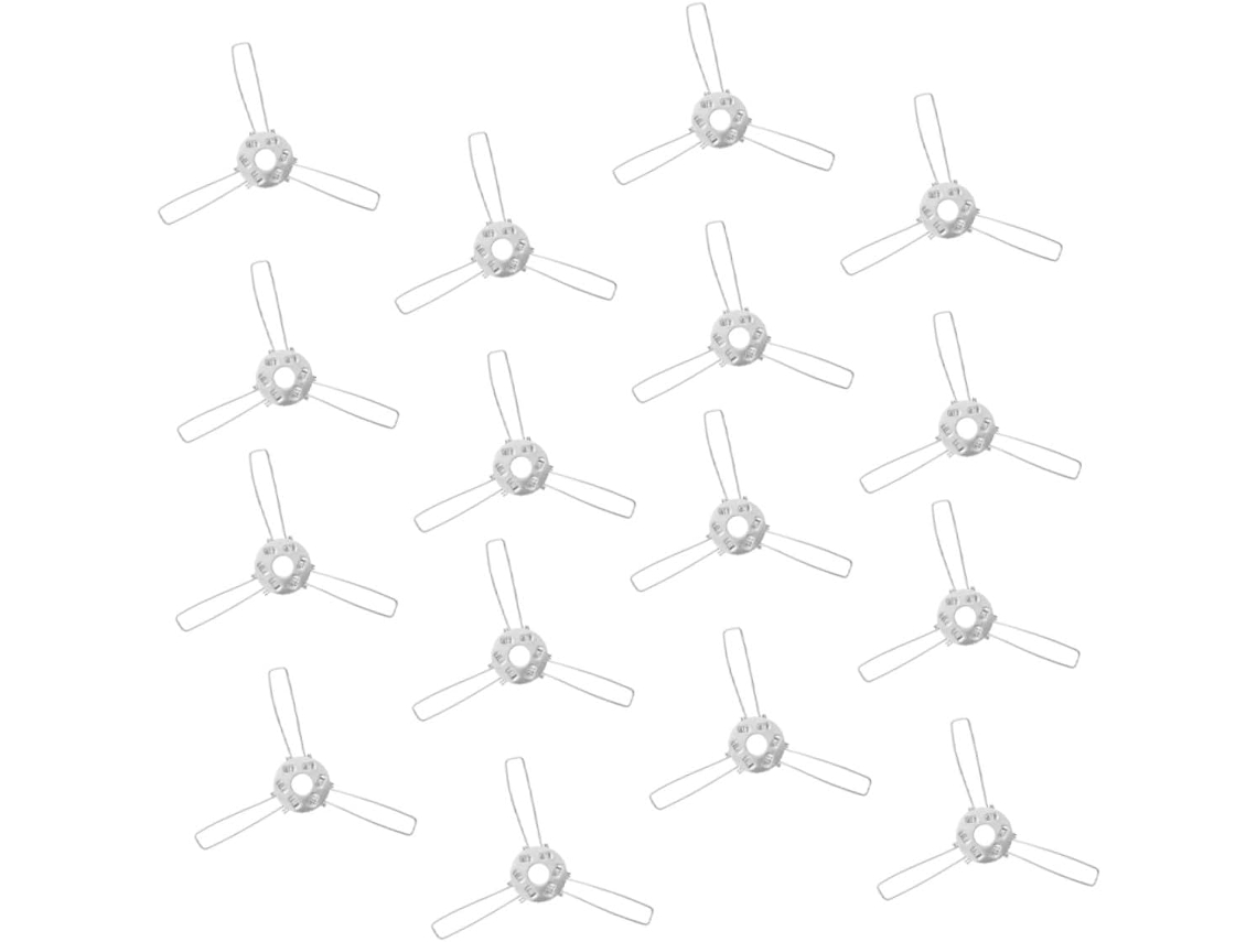 Juego De 24 Clips De Resorte Para Pantallas De Lámparas, Adaptadores Metálicos De 3 Brazos.