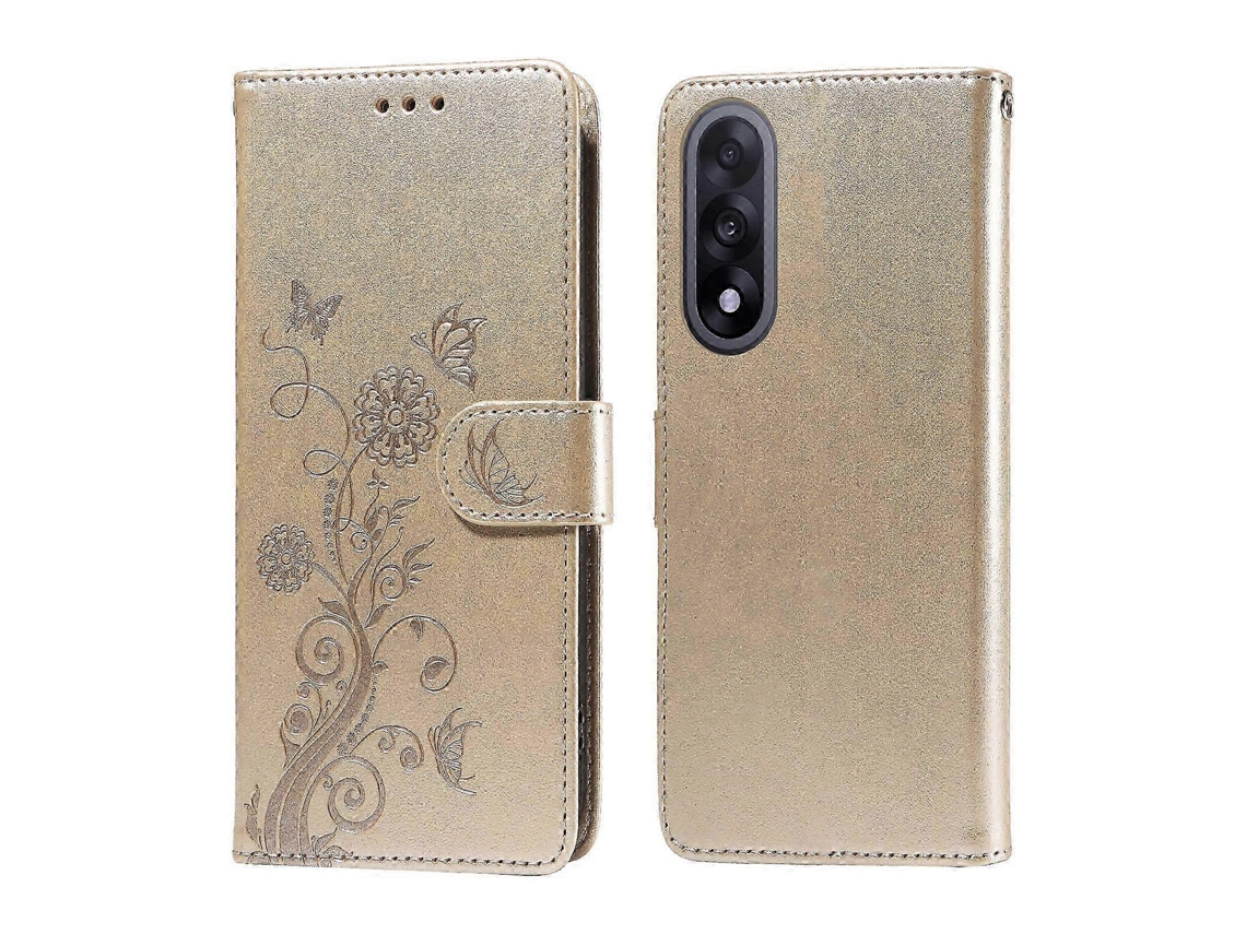 25-26 For Oneplus Nord 5 5g Leather Case Butterfly Floral Imprint Wallet Stand Cover