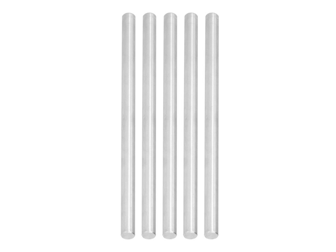 Kit De 5 Varillas Redondas Rectas De Acero Inoxidable De 8 Mm Para Robots Diy Gobilda Tetrix Ftc Frc First Wro