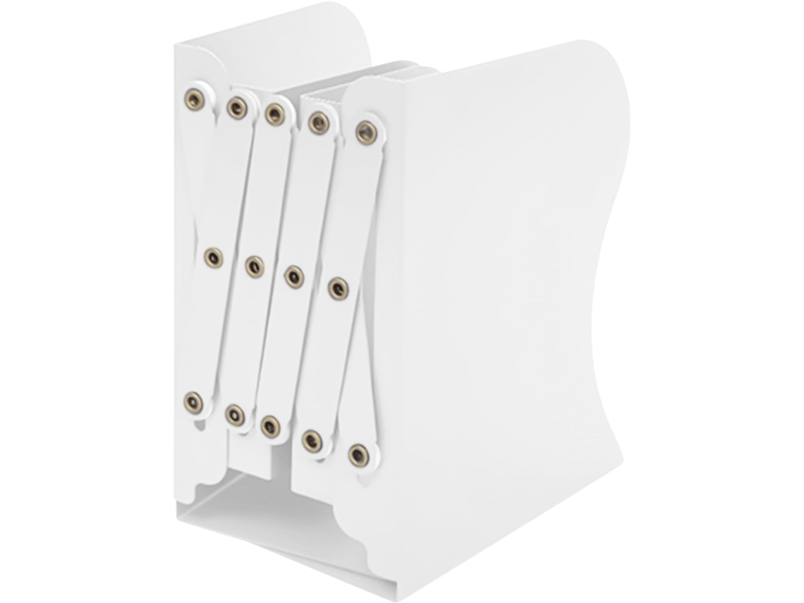 Soporte metálico extensible para libros, organizador de escritorio antideslizante, puerta Vayotoy