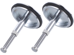 Juego de 2 tapones de drenaje para baño, impermeables, giratorios, Slowmoose