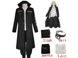 Disfraz De Mikey De Sano Manjiro De Tokyo Revengers - Chaqueta, Capa Y Pantalones - Unisex