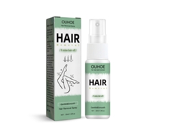 Spray depilatorio suave Ouhoe, sin irritación corporal.