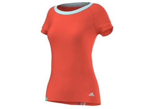 Camiseta de Mujer para Running ADIDAS Tecnologia Climalite Naranja