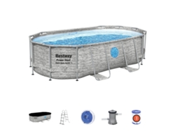 Piscina Tubular BESTWAY 56714 (con Cartucho - 7250 L - 250x100cm)