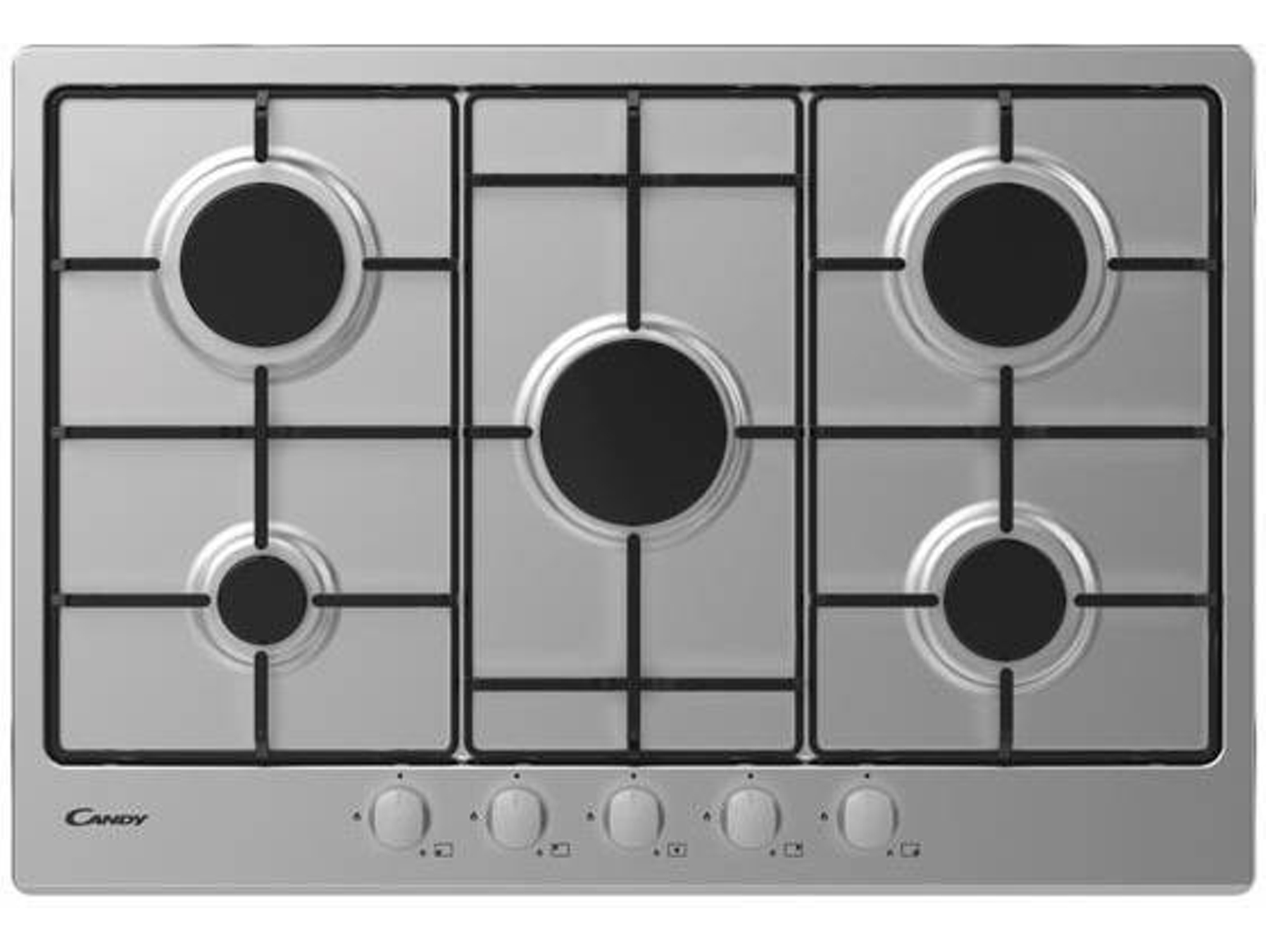 Placa de Gas CANDY CHW7X (Gas Butano-propano - 74.5 cm - Inox)