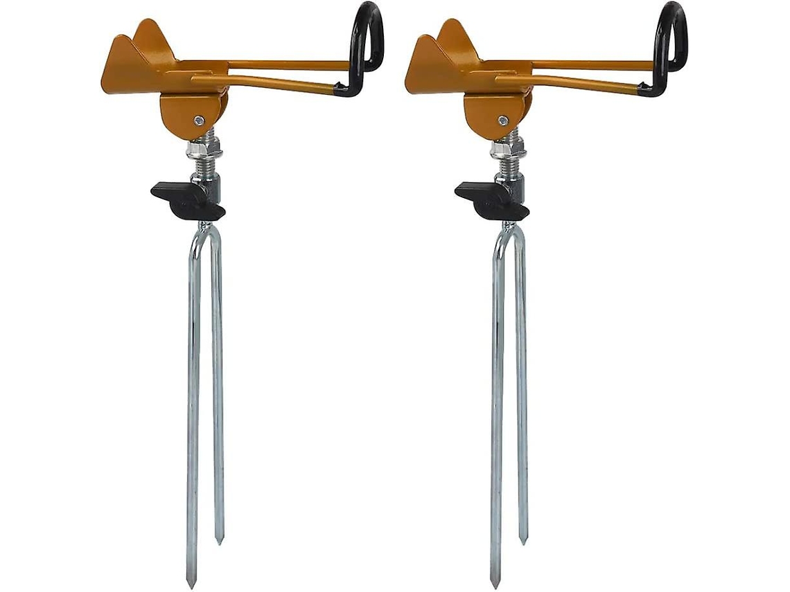 Omni-suporte De Vara De Pesca 2 Peças Aço Inoxidável Ajustável 360° Estável Para Vara De Pesca Universal