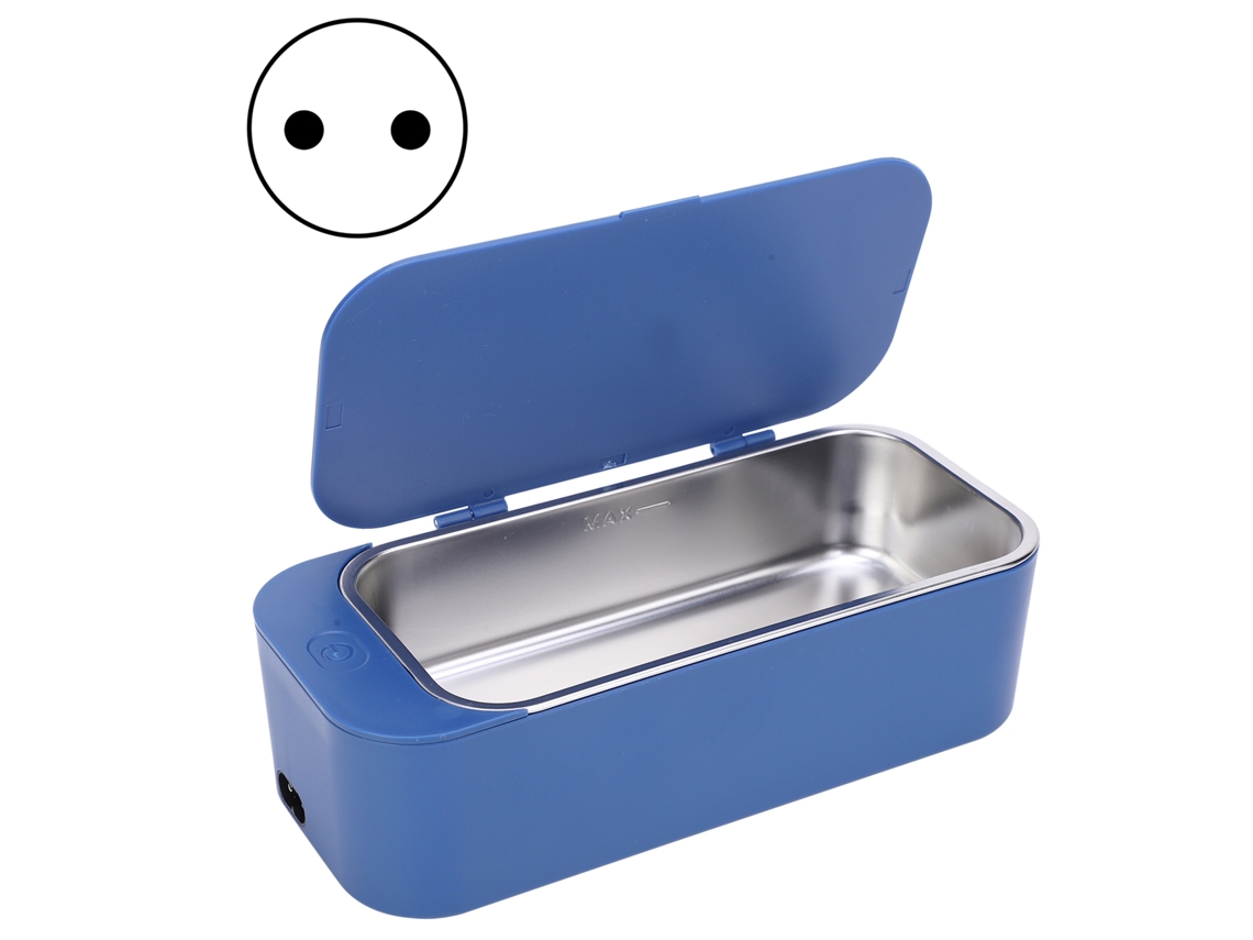 Limpiador Ultrasónico Ym-006 De 450 Ml Para Joyería Y Gafas, Máquina De Limpieza Profunda, Color Azul.