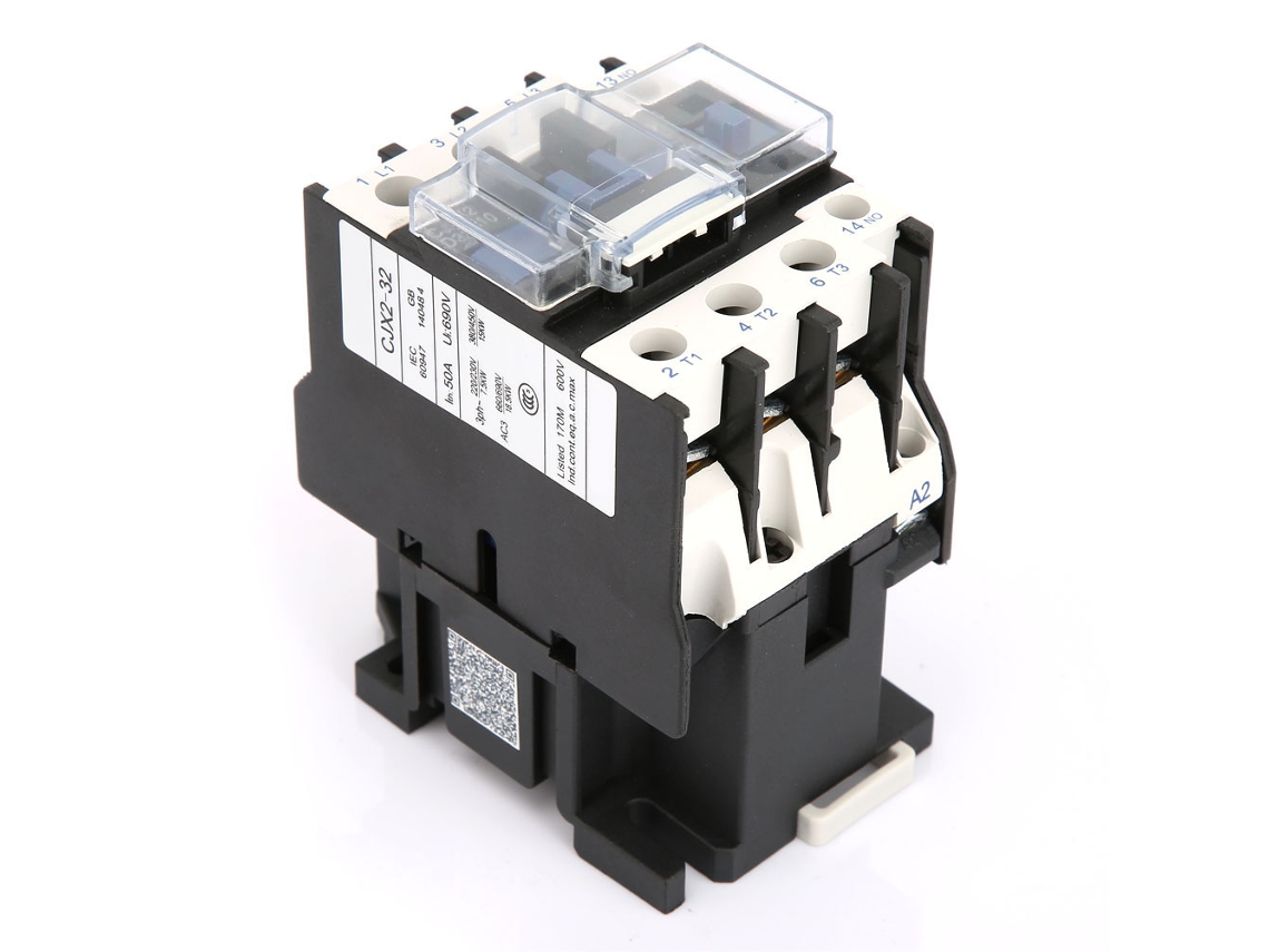 Contactor Eléctrico Industrial Cjx2-3210 De Alta Sensibilidad, 32 A, 380 Vca