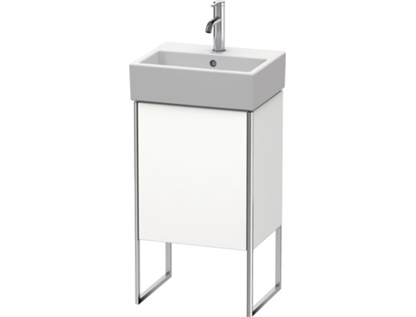 DURAVIT XSquare Vanity unit vertical 43.4x34.0 cm, 1 puerta, colgado a la izquierda, 1 estante de vidrio, para el lavabo Vero Air 072445
