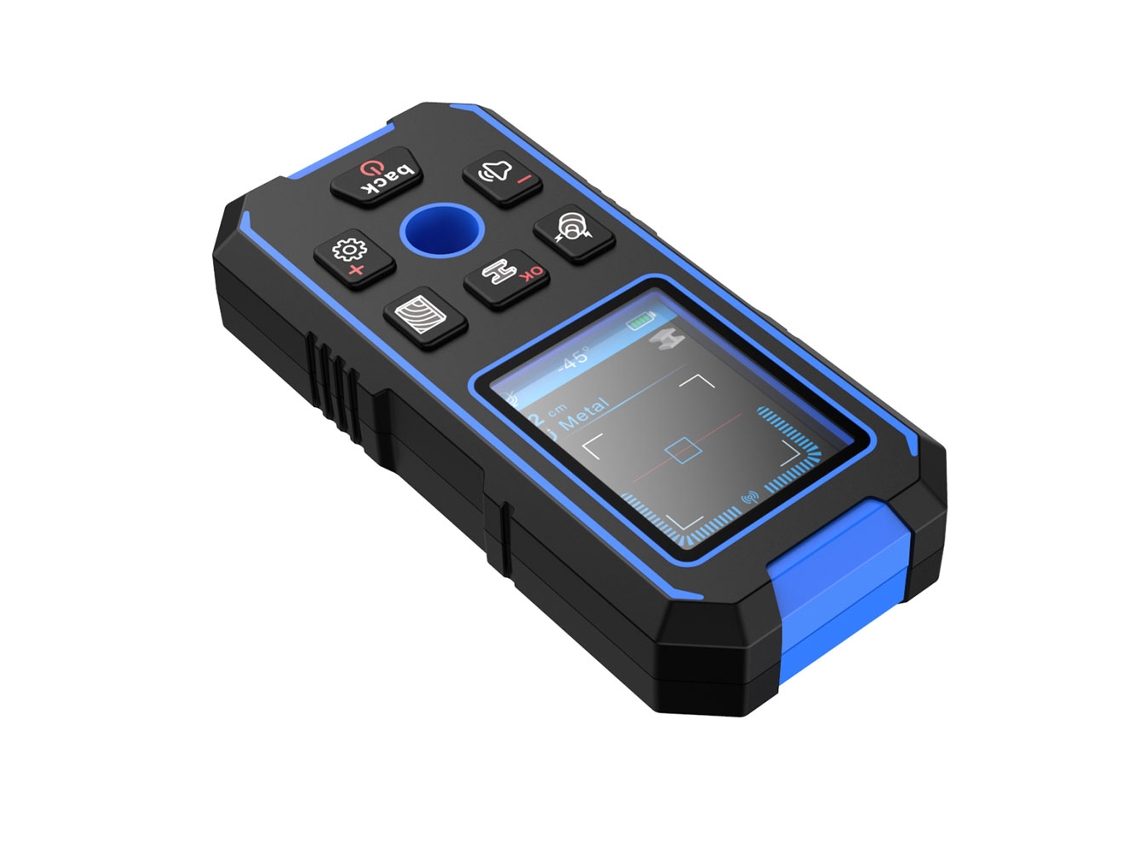 Detector De Pared Multifuncional Nf-518 Con Pantalla Lcd De 2,4 Pulgadas Y Función De Voz Para La Detección De Metales, Madera Y Cables Eléctricos.