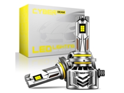 Par De Faros Delanteros Led Para Coche H4-cyberbeam A900-c27 H4 / H7 / H11 / H13 / 9012 / 9005, 240 W, 60 000 Lm, Luz Blanca Brillante De 6500 K, Ip68