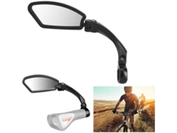 ESPEJO RETROVISOR Accesorio para bicicleta retrorreflectante espejo retrovisor plegable de acero inoxidableizquierdo-CHE