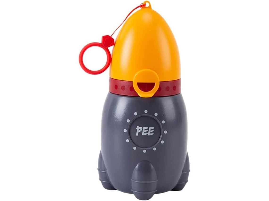 2026-recipiente De Orina Portátil Para Niños Niñas Viajes Coche Camping Emergencia Anti-fugas Naranja
