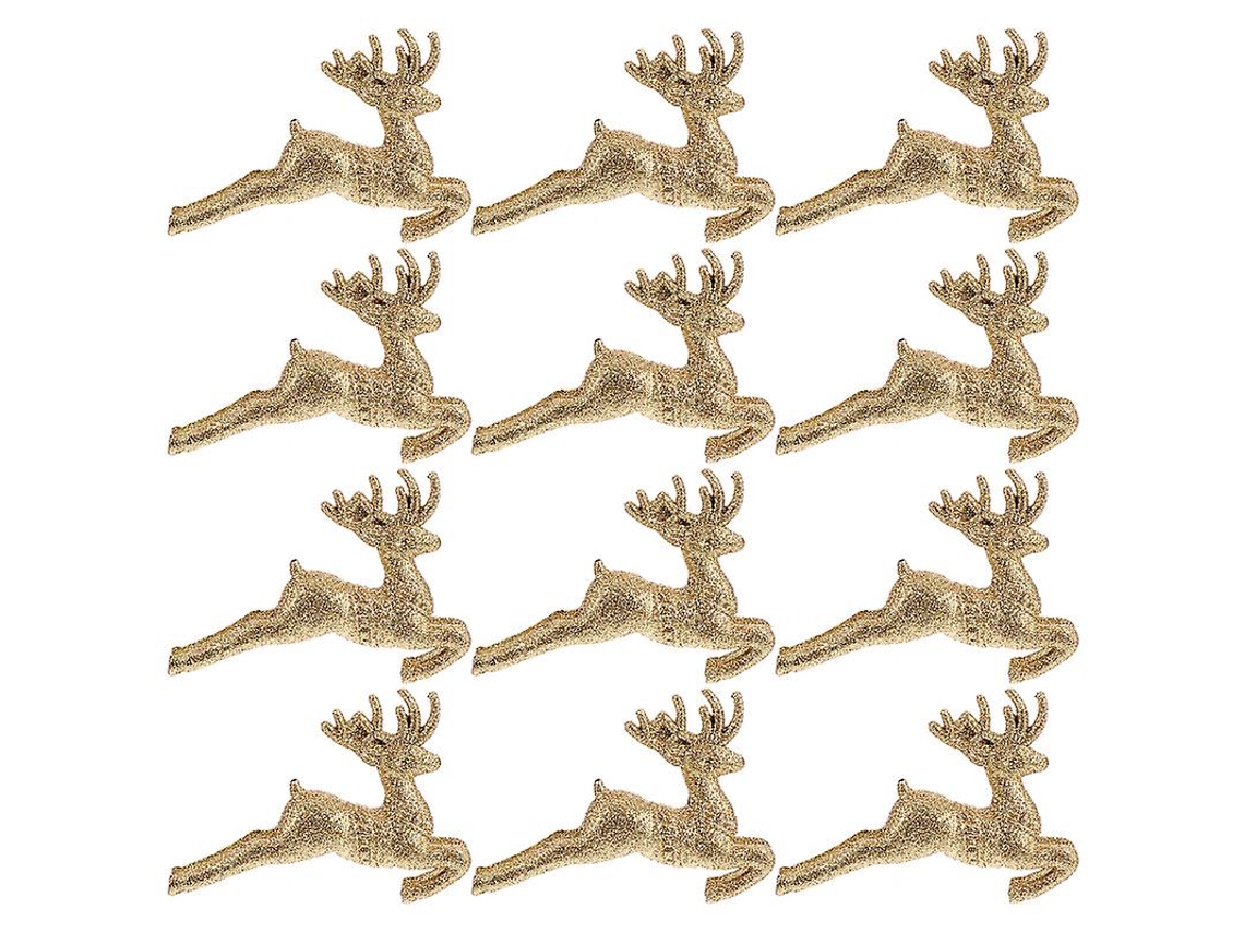 Adorno para árbol de Navidad de 12 piezas ALLINLESS