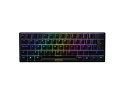 Teclado USB Sharkoon Sgk50 S4 QWERTY para juegos en español, negro, 4044951033935vayotoy