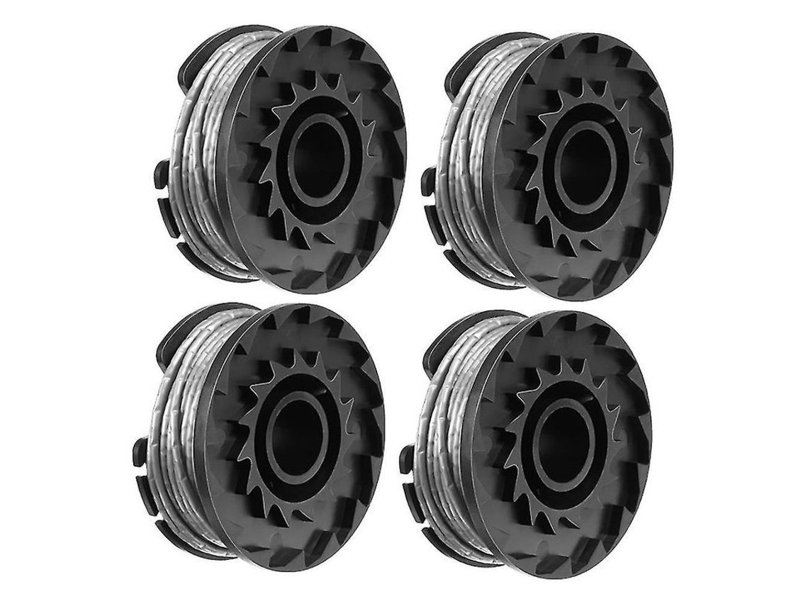 4 Bobinas De Alambre Para Bosch Easygrasscut 23, 26, 18, 18-230, 18-260, 18-26