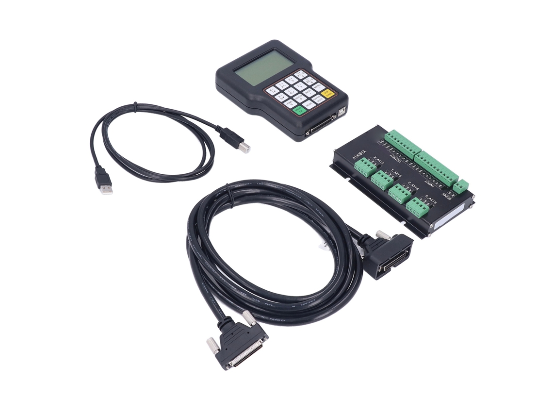 Controlador de máquina de grabado de 4 ejes con pantalla LCD de 3 pulgadas