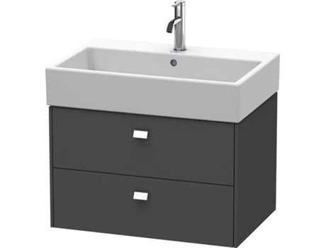 Mueble DURAVIT Brioso empotrado de pared 68,4 x 45,9 cm 2 cajones incl. hueco para sifón y delantal para lavabo Vero Air 235070