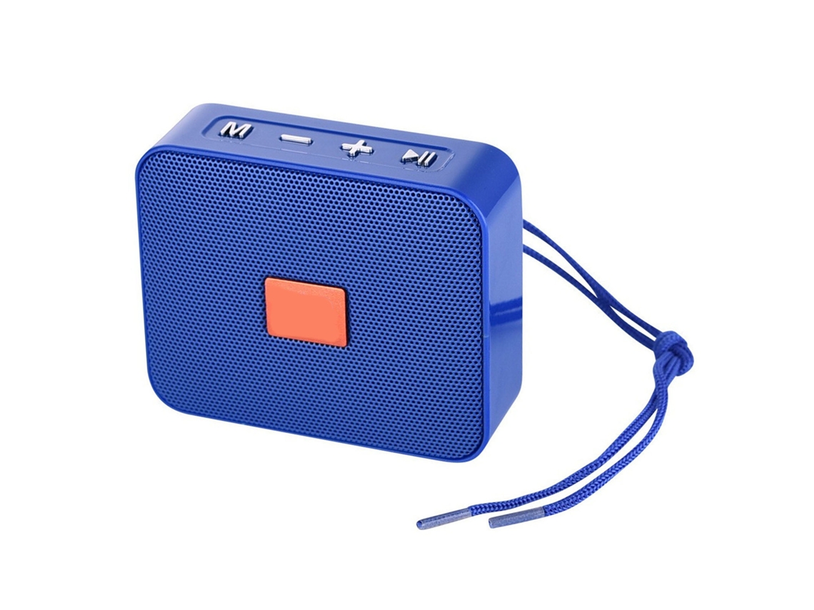 Altavoz Bluetooth Outdoor Portátil Con Tarjeta Inserbable Audio Tg166 Mini Subwoofer Deportivo Azul