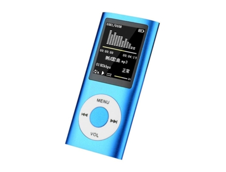 Lector Mp4 4º Lcd Player Video Fm Radio con tarjeta Sd / TF [Azul]