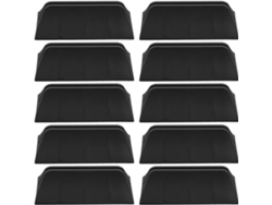 Besportble Amosfun De Plástico Negro Para Separadores De Oficina Y Plástico 14,00 X 6,70 X 4,00 Cm Pulgadas...