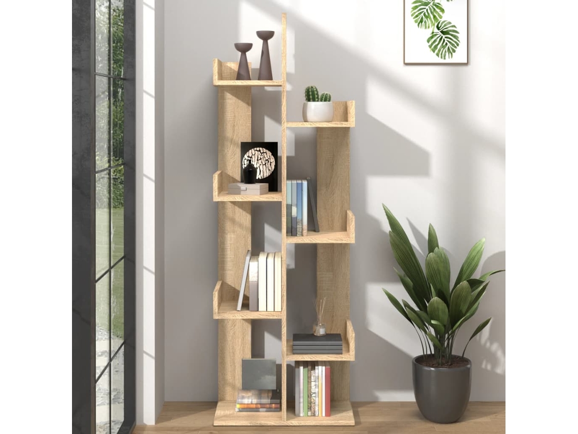 Estantería 48x25,5x140 cm Derivados de madera de roble Sonoma Dkd Home Decor