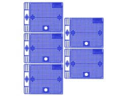5 Jaulas Aislantes Reutilizables Para Abejas Reinas, Herramienta De Apicultura, Color Azul.