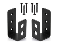 2 Soportes De Puerta De Acero Reforzado De 2x4, Barra De Seguridad En Forma De U