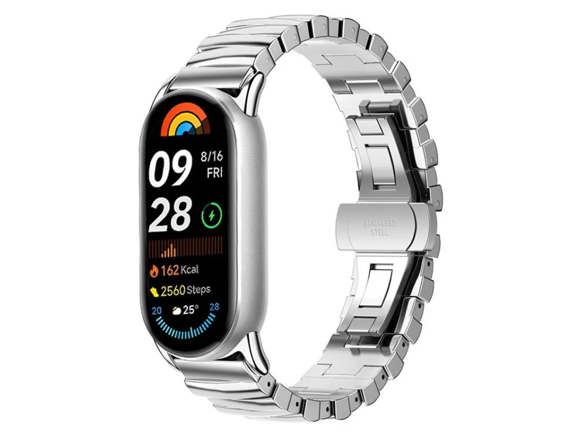 Correa para Xiaomi Smart Band 10/9/8 - Metal irregular