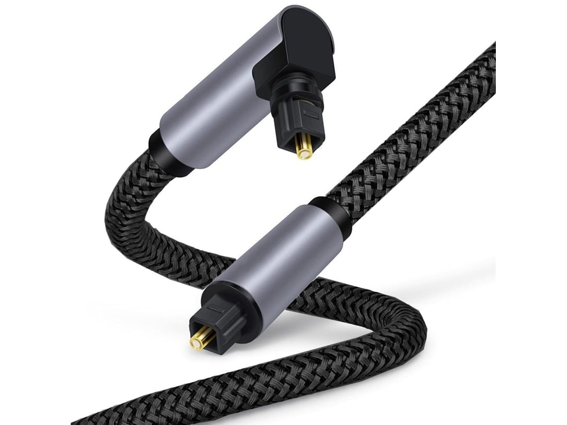 Cable digital Toslink HALINUIA de 2 m para barra de sonido de cine en casa, TV, PS4 y Xbox | HALINUIA