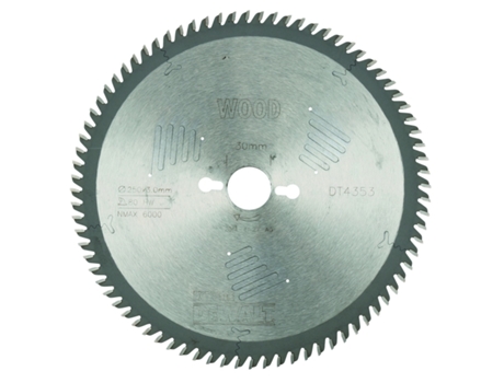 DEWALT DT4353-QZ - Hoja para sierra circular estacionaria 250x30mm 80D