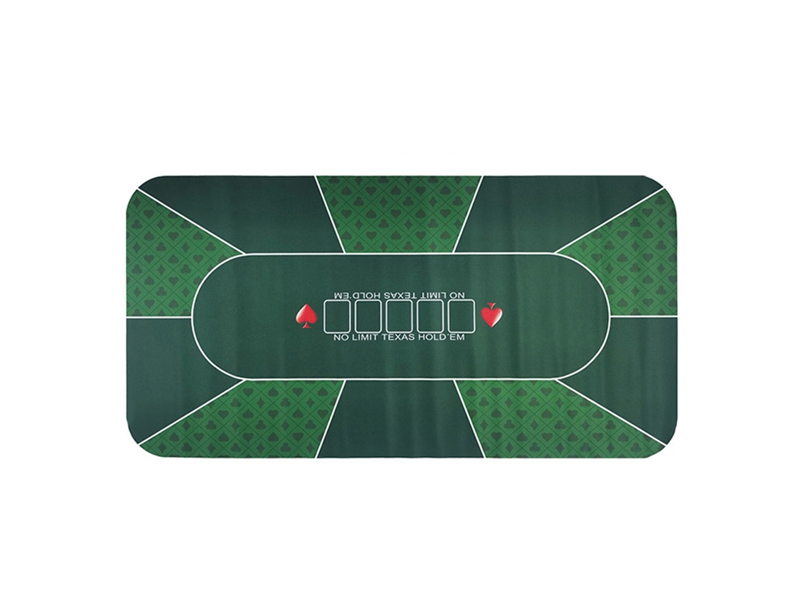 Tapete De Póquer De Goma Portátil Para Mesas, Reductor De Ruido, Diseño De Superficie Para Juegos De Cartas