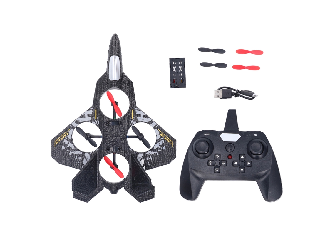 Kit De Planeador Rc, Ala Fija, Dron De Combate F22, Control Remoto Con Espuma Epp, Modelo De Avión De Juguete Gris