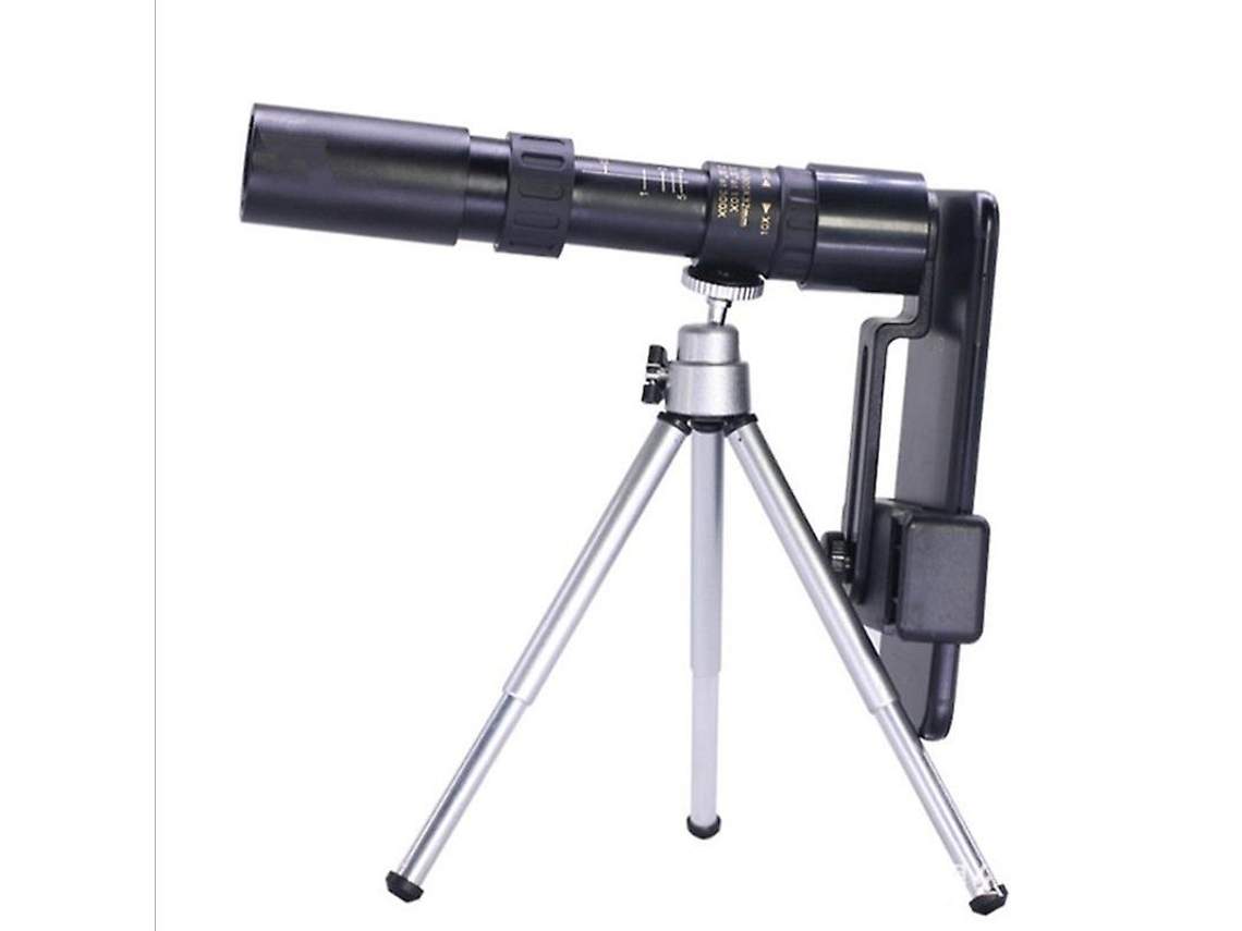 Alcance monocular portátil 4K 10-300X40Mm(Negro) BISBISOUS